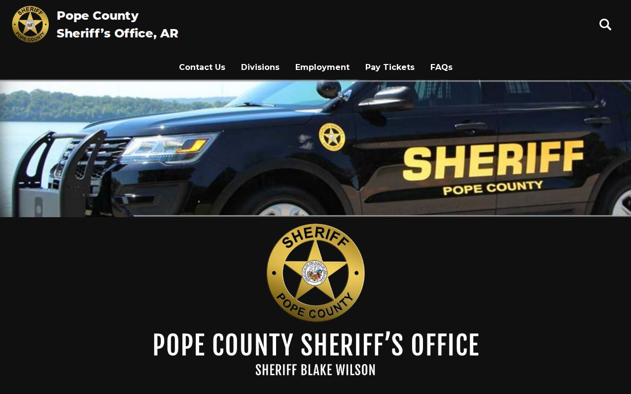 Pope County Sheriff official home page